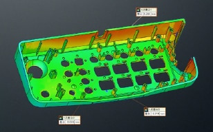 防止注塑成型品成型不良的精密測量