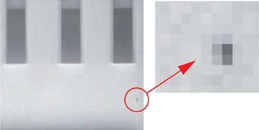 樹脂工件上的黑點