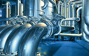 工廠配管部件的尺寸測量